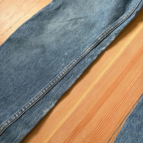 Vintage Levi’s 501 Blue Jeans Raw Hem - Picture 14 of 16